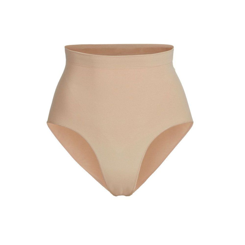 CT1322 SKIMS SCULPTING MID WAIST BRIEF-CLAY S/M